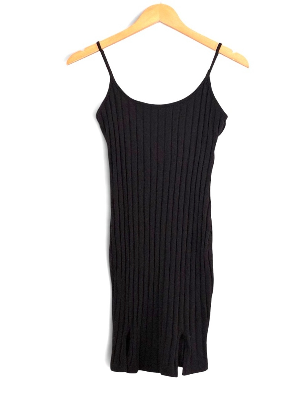 Shein | Like new rib knit spaghetti strap bodycon mini dress size medium